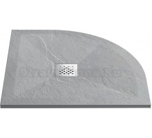 Поддон для душа Vincea VST-4SQ9090G 90x90 серый, с сифоном