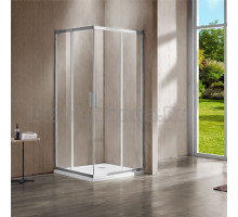 Душевой уголок Vincea Garda VSS-1G100CL 100x100, профиль хром, стекло прозрачное