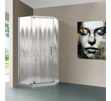 Душевой уголок Vincea Stresa VSP-1S100CH 100x100, профиль хром, стекло шиншилла