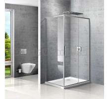 Душевой уголок Vincea Slim VSR-2SL8010CL-R 100x80 R, профиль хром, стекло прозрачное