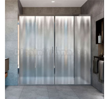 Душевая дверь в нишу Vincea Garda VDS-1G2200CH 220 см, профиль хром, стекло шиншилла