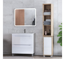 Мебель для ванной Vigo Grani 75 напольная, 2 ящика, белая