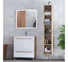 Мебель для ванной Vigo Grani 75 напольная, 2 дверцы, 1 ящик, дуб сонома