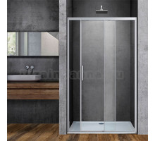 Душевая дверь в нишу Vincea Soft VDS-3SO120CL 120 см, стекло прозрачное, хром