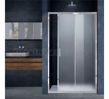 Душевая дверь в нишу Vincea Alpha VDS-3AL140MT 140 см, стекло текстурное, хром