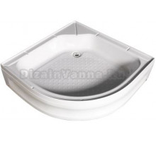 Поддон для душа River WEMOR 80/24 C четверть круга