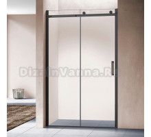 Душевая дверь в нишу Vincea Como VPS-1C120CLB 120 см, профиль черный, стекло прозрачное