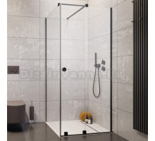 Душевой уголок Radaway Furo Black KDJ RH 90x80 R