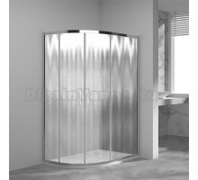 Душевой уголок Vincea Garda VSJ-1G129CH 120x90, профиль хром, стекло шиншилла