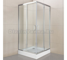 Душевой уголок BelBagno Uno 195 A 2 80 P Cr стекло текстурное