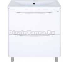 Тумба с раковиной Misty Атлантик 80 белая