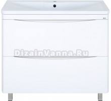 Тумба с раковиной Misty Атлантик 100 белая