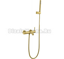 Смеситель для ванны с душем Boheme Uno 463-G Gold