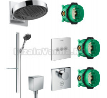 Душевой комплект Hansgrohe Rainfinity 250 (3 jet) 26232000 + 27671000 + 26455000 + 15761000 + 15764000