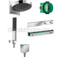 Душевой комплект Hansgrohe Rainfinity 250 (3 jet) 26232000 + 26857000 + 26455000 + 15382000