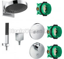 Душевой комплект Hansgrohe Rainfinity 250 (3 jet) 26232000 + 26857000 + 26455000 + 15742000 + 15745000