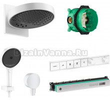 Душевой комплект Hansgrohe Rainfinity 250 (3 jet) 26232700 + 26852700 + 26453700 + 15382700