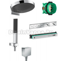 Душевой комплект Hansgrohe Rainfinity 360 (3 jet) 26234000 + 26857000 + 26455000 + 15382000