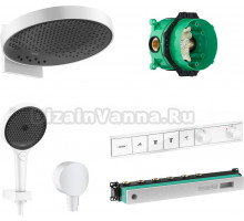 Душевой комплект Hansgrohe Rainfinity 360 (3 jet) 26234700 + 26852700 + 26453700 + 15382700