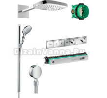 Душевой комплект Hansgrohe Raindance Select E 300 (3 jet) 26468000 + 26626000 + 27506000 + 15381000