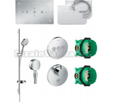 Душевой комплект Hansgrohe Raindance Rainmaker 680/460 (3 jet) 28418000 + 26631000 + 27506000 + 15742000 + 15745000