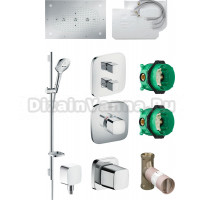 Душевой комплект Hansgrohe Raindance Rainmaker 680/460 (3 jet) 28418000 + 26621000 + 26457000 + 15777000 + 15706000 + 15978000