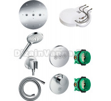 Душевой комплект Hansgrohe Raindance Rainmaker 600 (3 jet) 26117000 + 26530000 + 26487000 + 28276000 + 15742000 + 15745000