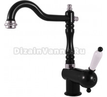 Смеситель для кухни Rav Slezak Labe L508.5/8CMATC хром, черный матовый