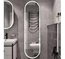 Шкаф-пенал STWORKI Мальмё МВК076 45, с подсветкой, черный