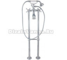 Смеситель для ванны с душем Rav Slezak Morava retro MK350.5/2 напольный