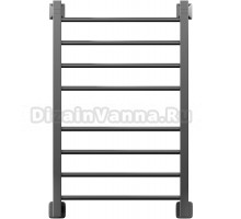 Полотенцесушитель водяной Двин S Plaza 80/50 черный матовый