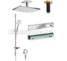 Душевой комплект Hansgrohe Rainmaker Select 460 (2 jet) 24004400 + 26631400 + 27506000 + 15381000