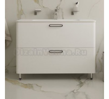 Тумба с раковиной IDDIS Brick 100 напольная