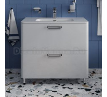 Тумба с раковиной IDDIS Brick 80 напольная