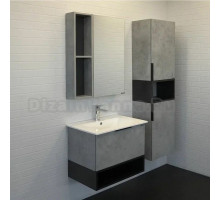 Мебель для ванной Comforty Франкфурт 60, подвесная, бетон светлый