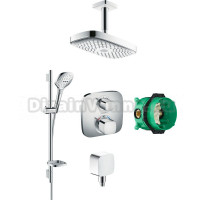 Душевой комплект Hansgrohe Raindance Select E 300 (2 jet) 27384000 + 26620000 + 26457000 + 15708000