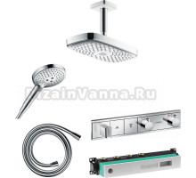 Душевой комплект Hansgrohe Raindance Select E 300 (2 jet) 27384000 + 26530000 + 28272000 + 15355000