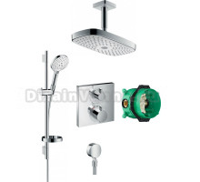 Душевой комплект Hansgrohe Raindance Select E 300 (2 jet) 27384400+26630400+27506000+15714000