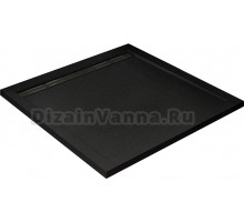 Поддон для душа Cezares TRAY-AS-A-90-30-NERO 90x90, черный матовый