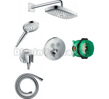 Душевой комплект Hansgrohe Raindance Select E 300 (2 jet) 27385000 + 26530000 + 26487000 + 28272000 + 15743000