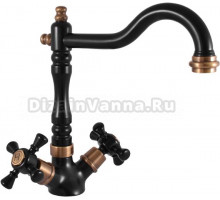 Смеситель для кухни Rav Slezak Morava retro MK320.5/8CMATSM черный, бронза