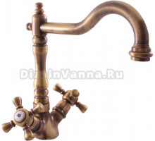 Смеситель для кухни Rav Slezak Morava retro MK320.5/8SM бронза
