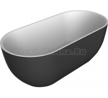 Акриловая ванна BelBagno BB70-1700-800-W/NM 170x80 белый глянец/чёрная матовая