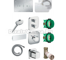 Душевой комплект Hansgrohe Raindance Rainmaker 680/460 (3 jet) 28418000 + 26530000 + 28272000 + 26456000 + 15777000 + 15706000 + 159780