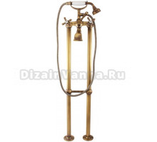 Смеситель для ванны с душем Rav Slezak Morava retro MK150.5/2SM напольный