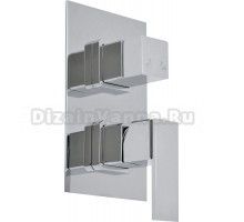 Смеситель для ванны с душем Rav Slezak Loira LR586K С ВНУТРЕННЕЙ ЧАСТЬЮ