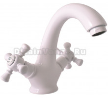 Смеситель для раковины Rav Slezak Morava retro MK328.5B белый