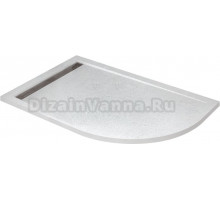Поддон для душа Cezares TRAY-AS-RH-100/80-30-W-L 100x80 L, с сифоном, белый