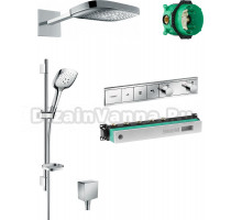 Душевой комплект Hansgrohe Raindance Select E 300 (3 jet) 26468000 + 27856000 + 26455000 + 15381000