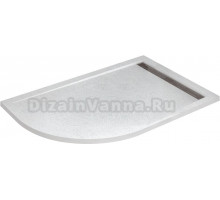 Поддон для душа Cezares TRAY-AS-RH-100/80-30-W-R 100x80 R, с сифоном, белый